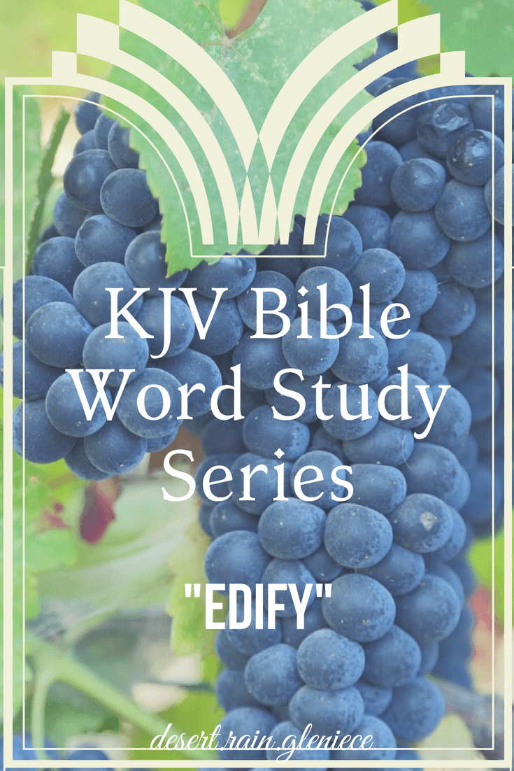 What Does Edify Mean In The Bible